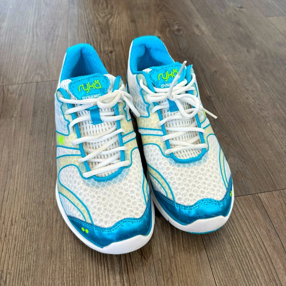 Ryka Blue White Athletic Sneakers Size 10